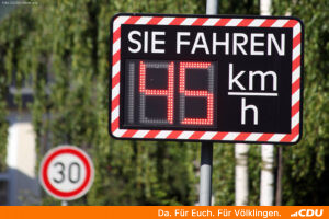 Geschwindigkeitsmessung | Foto: CDU Deutschlands/Christiane Lang