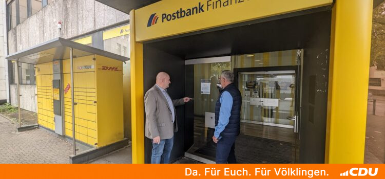 Die Post ist geschlossen (Foto: CDU Völklingen)