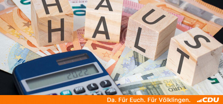 Symbolbild "Haushalt" | Copyright: CDU/Christiane Lang