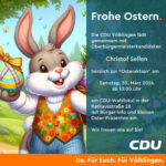 Osteraktion in der Innenstadt