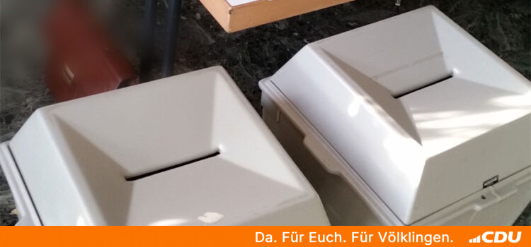 Nicht zugestellte Briefwahlunterlagen? Melden Sie sich im Rathaus!