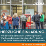 Eröffnung unseres Wahlkampfbüros