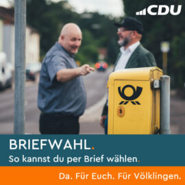 CDU per Brief wählen – So kannst du schon jetzt das Richtige tun.